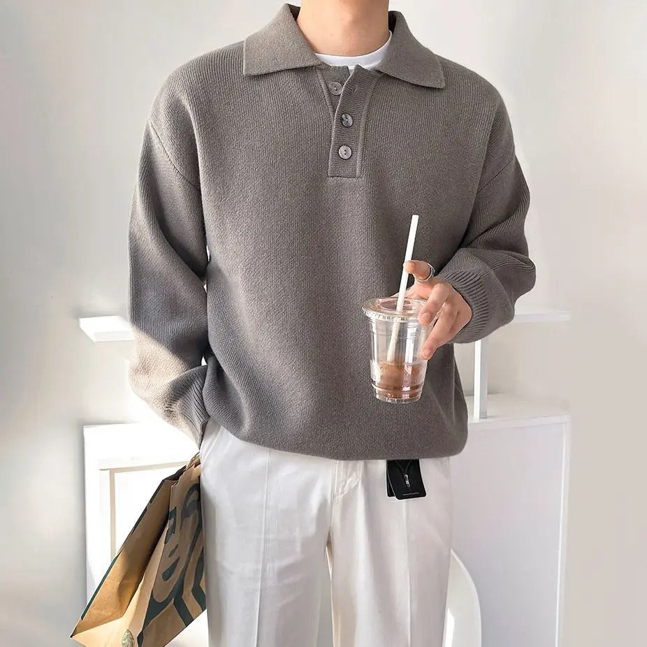 Branvoir GRAUER PULLOVER